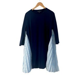 Pomander Place Dress Cotton Navy 3/4 Sleeve Vacation XL